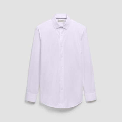 Bugatchi James Solid OoohCotton® Shirt White