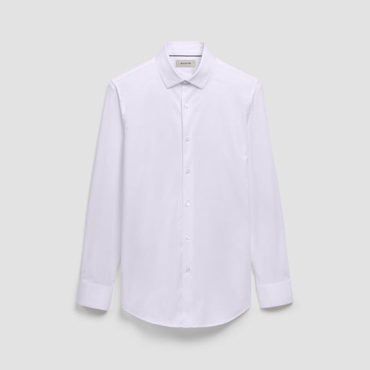 Bugatchi James Solid OoohCotton® Shirt White