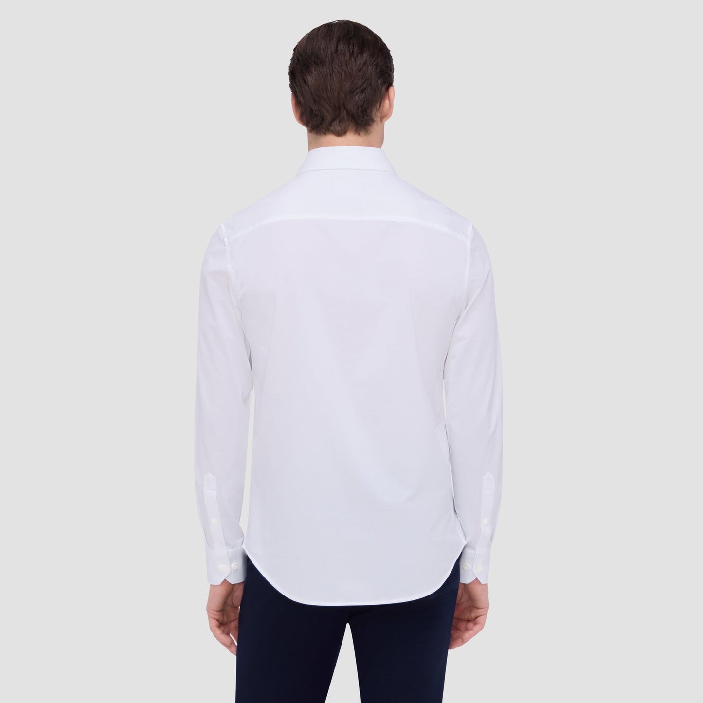 Bugatchi James Solid OoohCotton® Shirt White