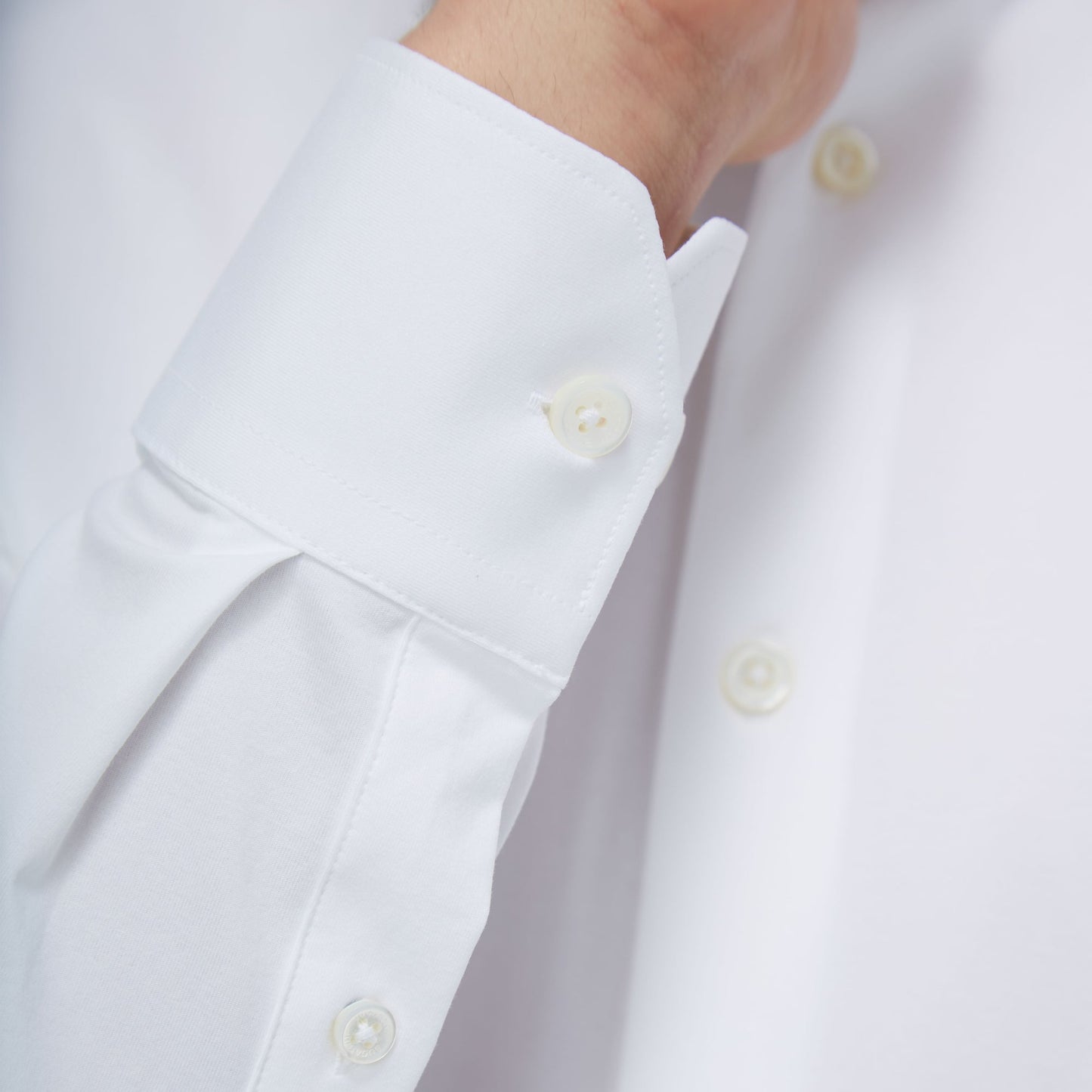 Bugatchi James Solid OoohCotton® Shirt White