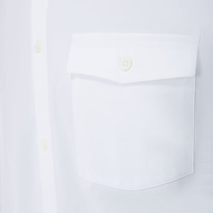 Bugatchi Peter Solid OoohCotton® Short Sleeve Shirt White