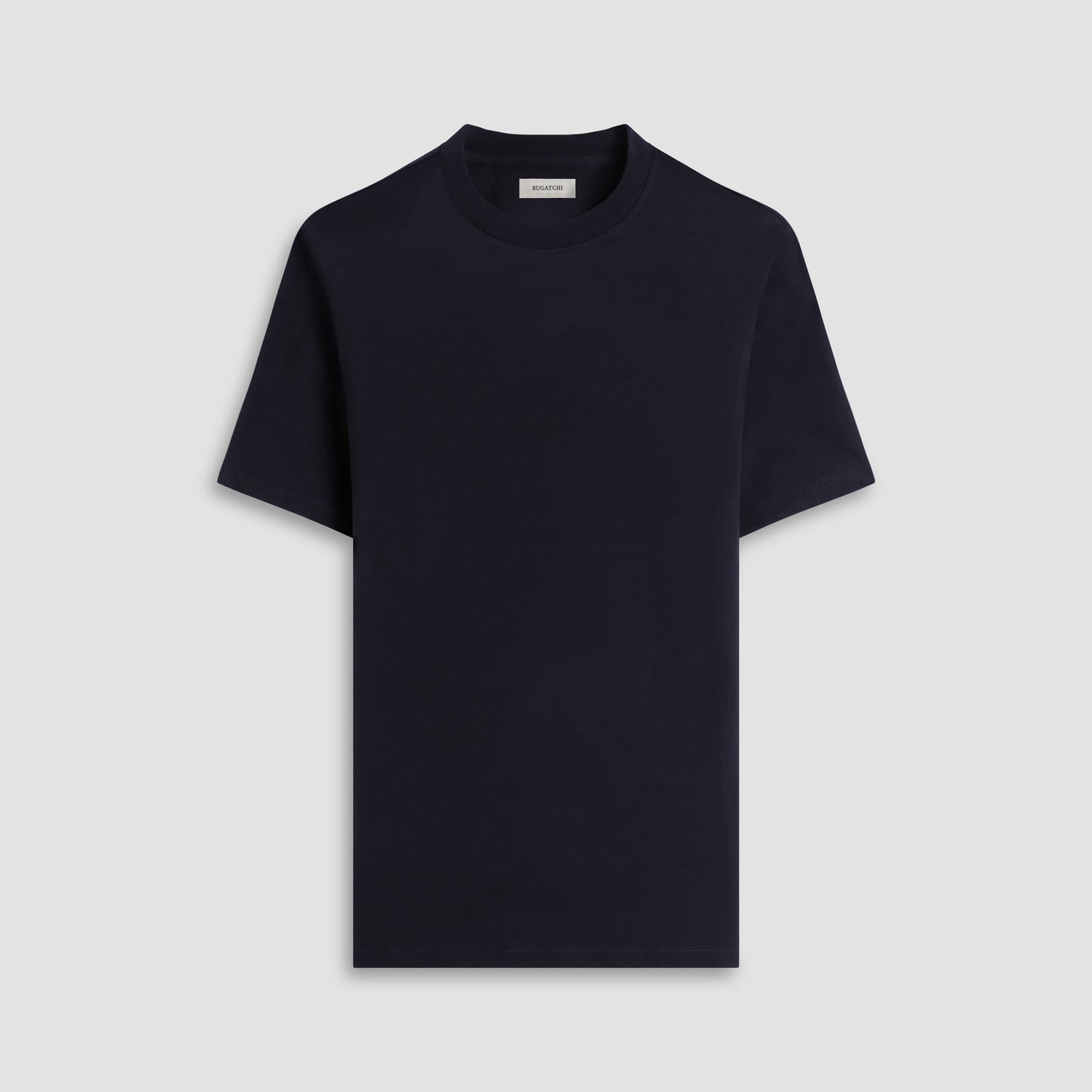 Bugatchi Rufus Solid OoohCotton® Crew Neck T-Shirt Black
