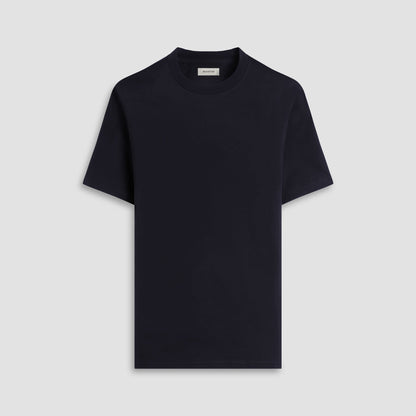 Bugatchi Rufus Solid OoohCotton® Crew Neck T-Shirt Black