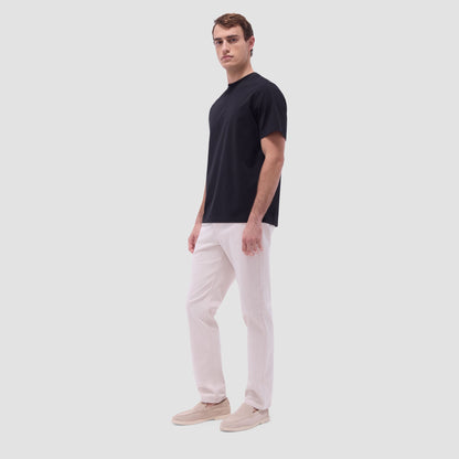 Bugatchi Rufus Solid OoohCotton® Crew Neck T-Shirt Black