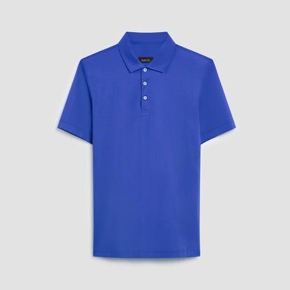 Bugatchi Victor Solid OoohCotton® Polo Classic Blue