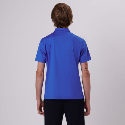 Bugatchi Victor Solid OoohCotton® Polo Classic Blue