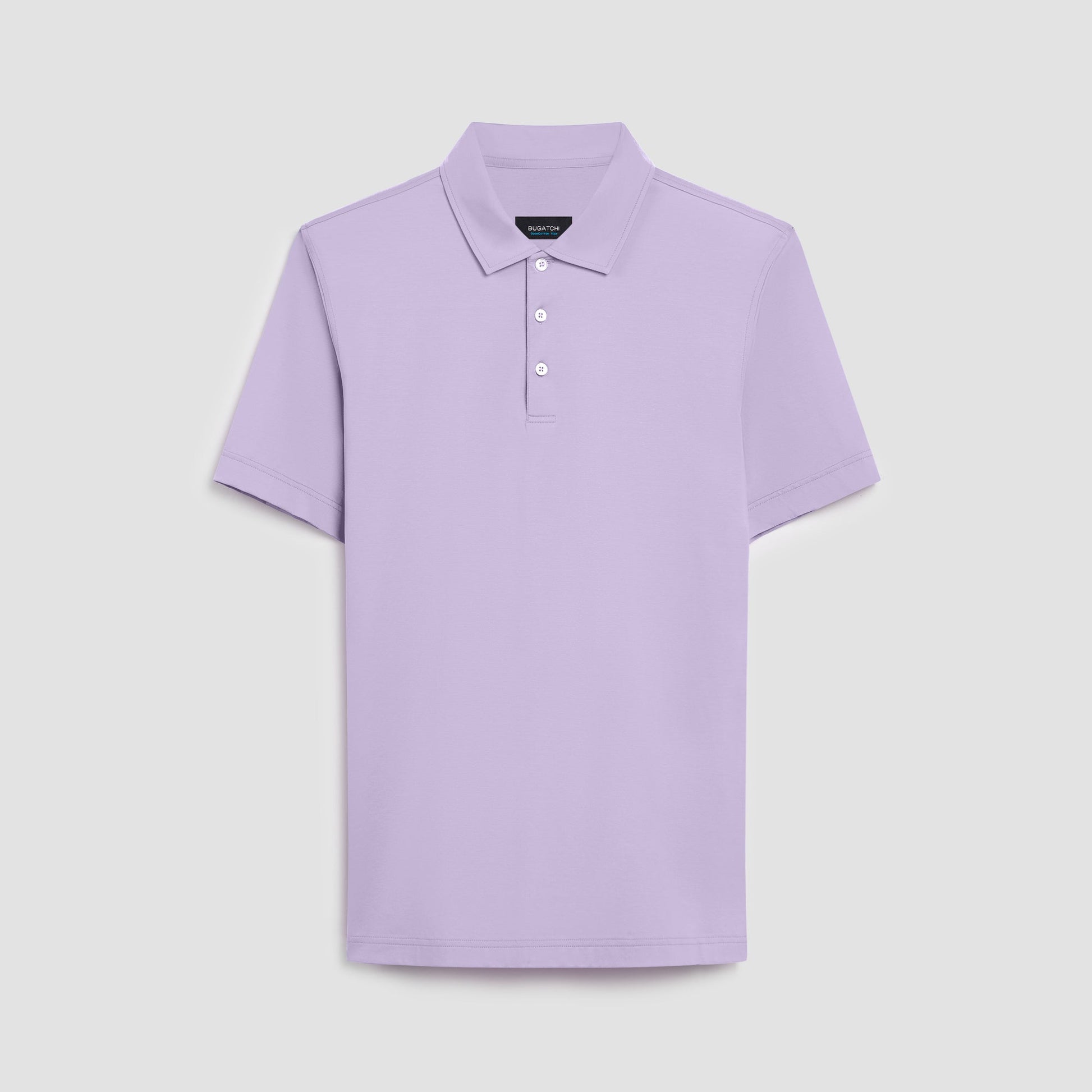 Bugatchi Victor Solid OoohCotton® Polo Lilac