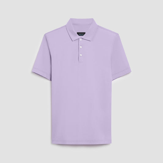Bugatchi Victor Solid OoohCotton® Polo Lilac