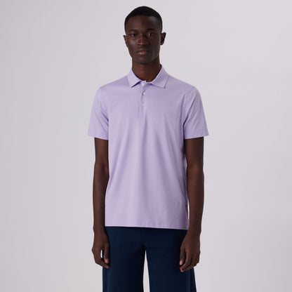 Bugatchi Victor Solid OoohCotton® Polo Lilac
