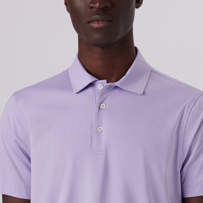 Bugatchi Victor Solid OoohCotton® Polo Lilac