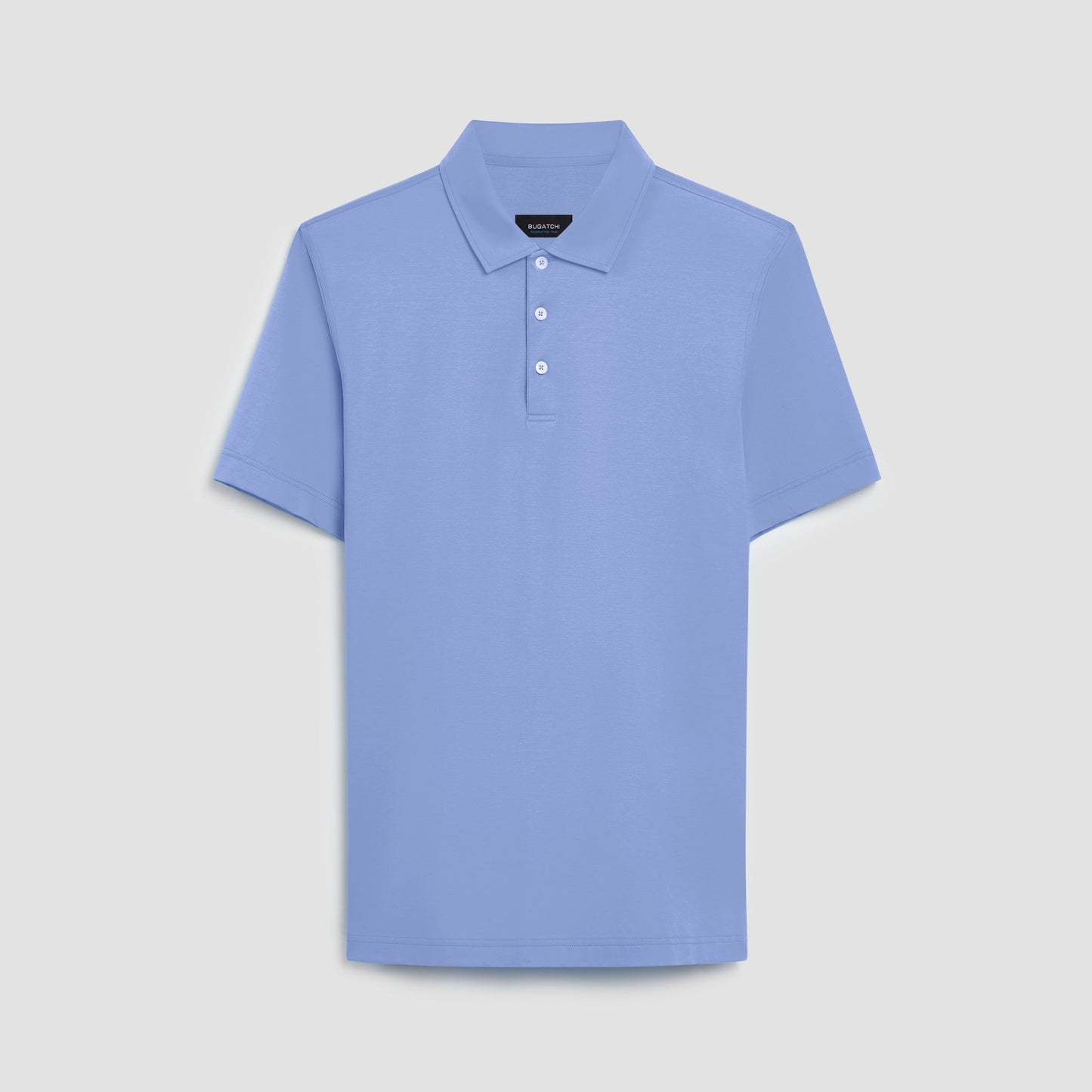 Bugatchi Victor Solid OoohCotton® Polo Sky