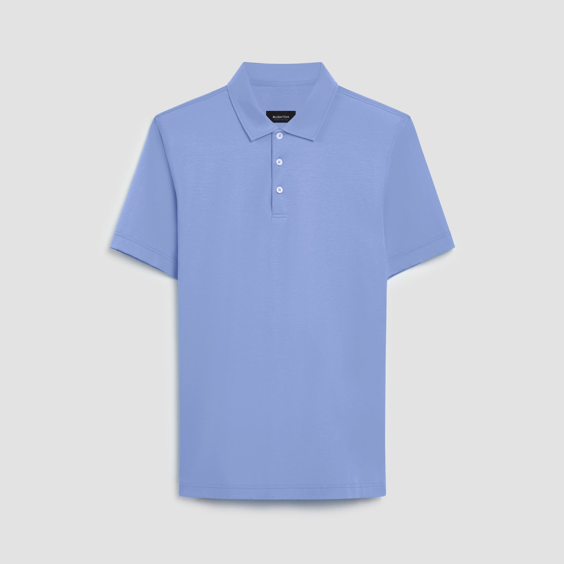 Bugatchi Victor Solid OoohCotton® Polo Sky