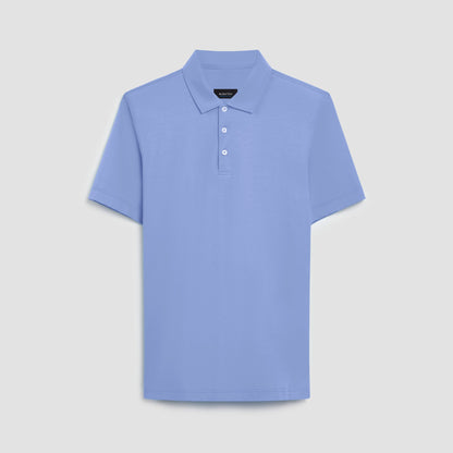 Bugatchi Victor Solid OoohCotton® Polo Sky