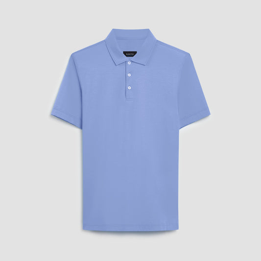 Bugatchi Victor Solid OoohCotton® Polo Sky