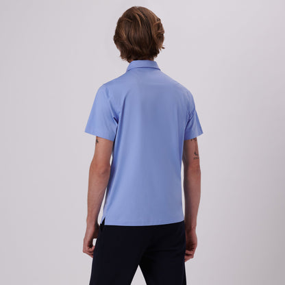 Bugatchi Victor Solid OoohCotton® Polo Sky