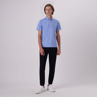 Bugatchi Victor Solid OoohCotton® Polo Sky