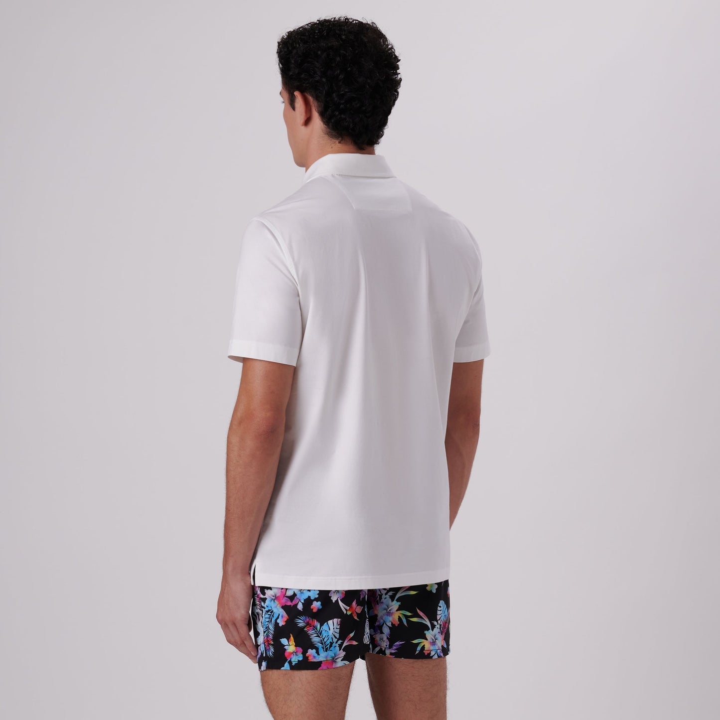 Bugatchi Victor Solid OoohCotton® Polo White