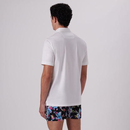 Bugatchi Victor Solid OoohCotton® Polo White