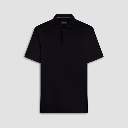 Bugatchi Hendrix Solid Polo Shirt Black