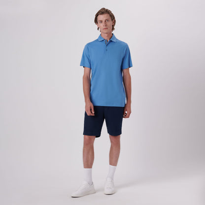 Bugatchi Hendrix Solid Polo Shirt Classic Blue