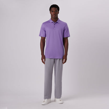 Bugatchi Hendrix Solid Polo Shirt Lavender