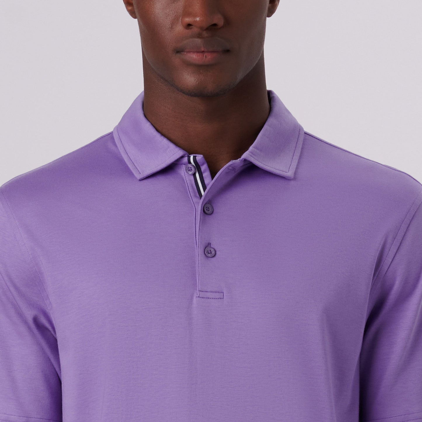 Bugatchi Hendrix Solid Polo Shirt Lavender
