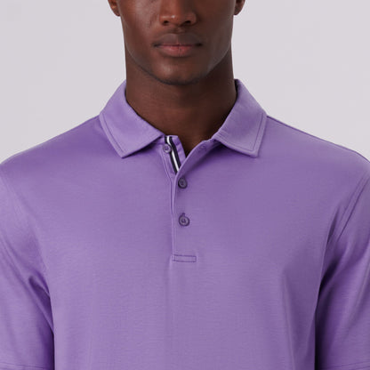 Bugatchi Hendrix Solid Polo Shirt Lavender