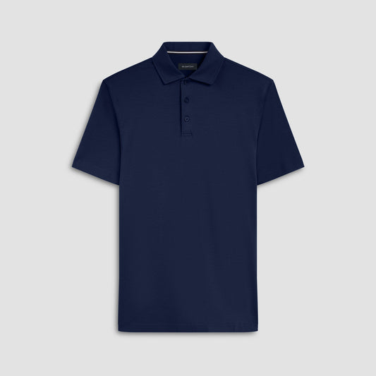 Bugatchi Hendrix Solid Polo Shirt Midnight