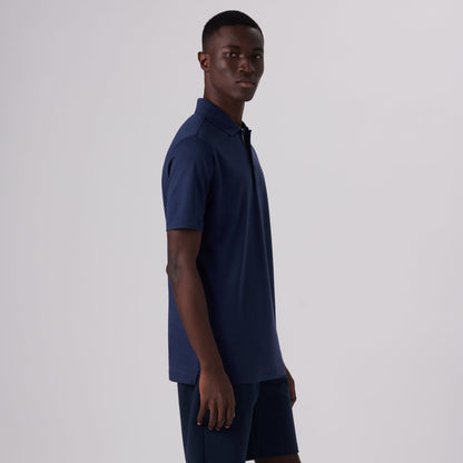 Bugatchi Hendrix Solid Polo Shirt Midnight
