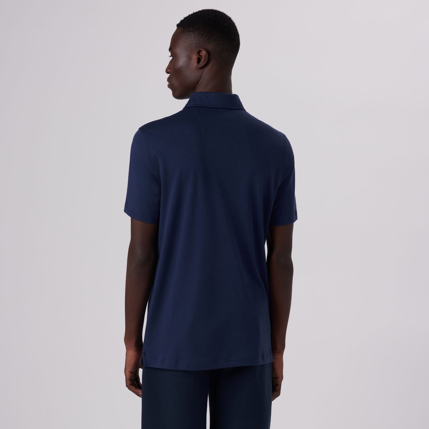 Bugatchi Hendrix Solid Polo Shirt Midnight