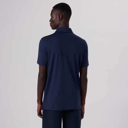 Bugatchi Hendrix Solid Polo Shirt Midnight