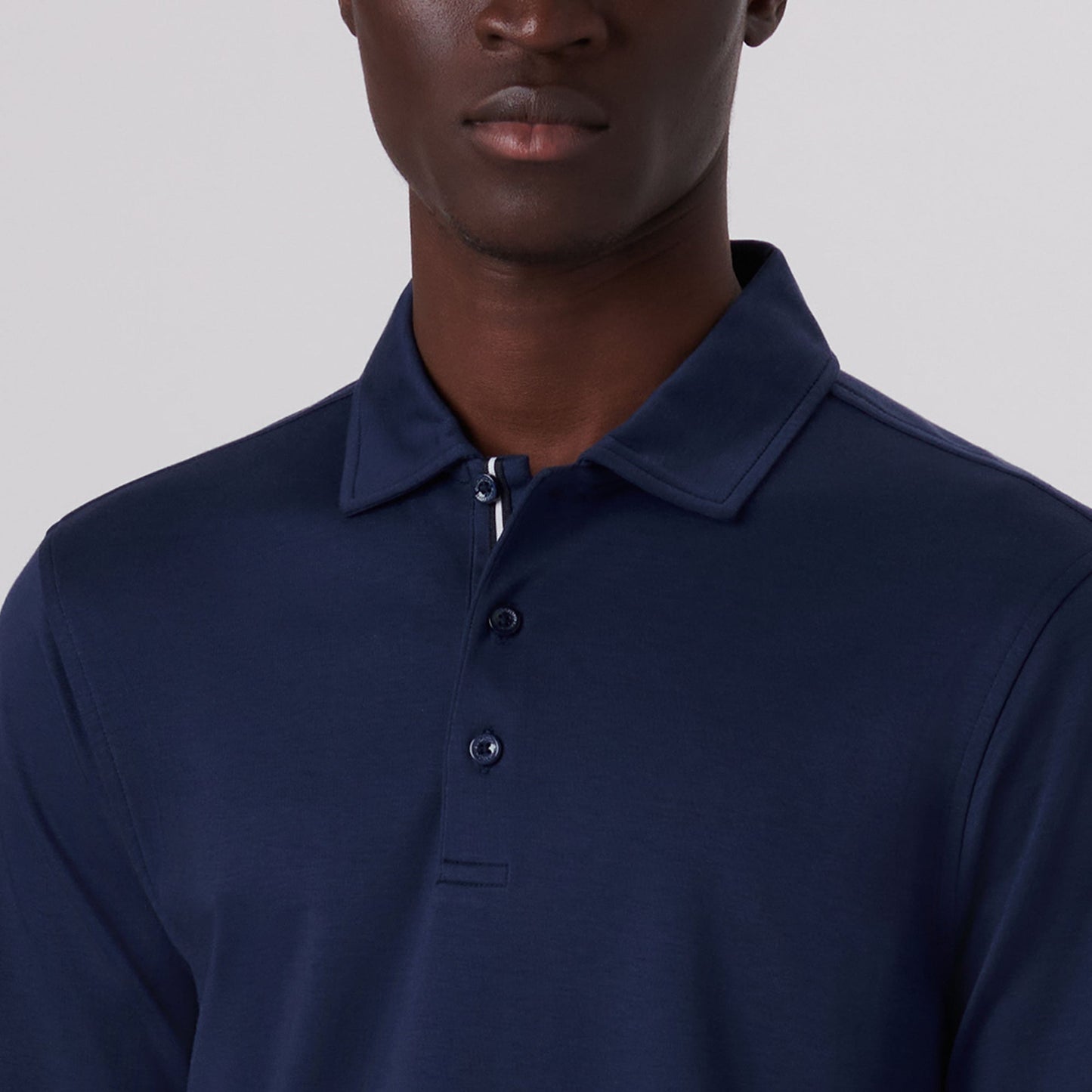Bugatchi Hendrix Solid Polo Shirt Midnight