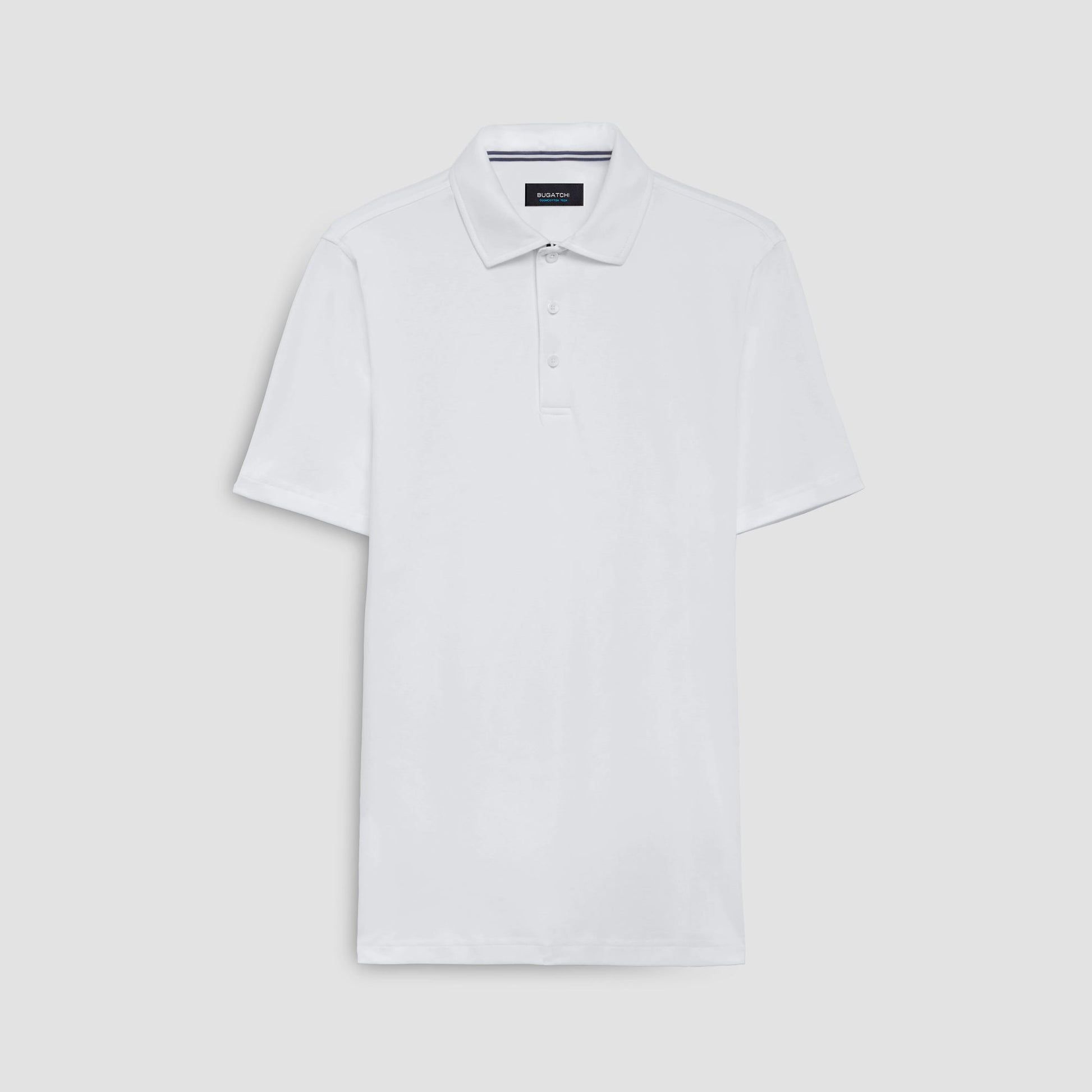 Bugatchi Hendrix Solid Polo Shirt White