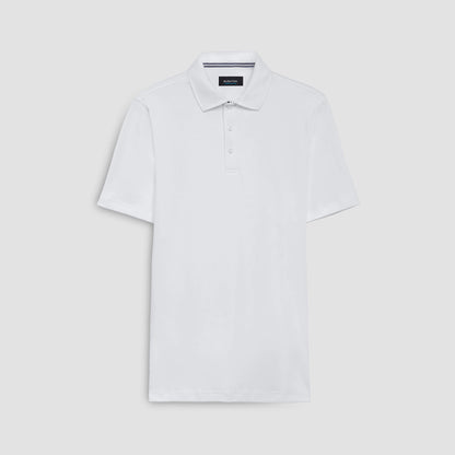Bugatchi Hendrix Solid Polo Shirt White