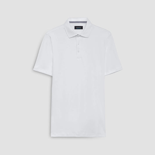 Bugatchi Hendrix Solid Polo Shirt White