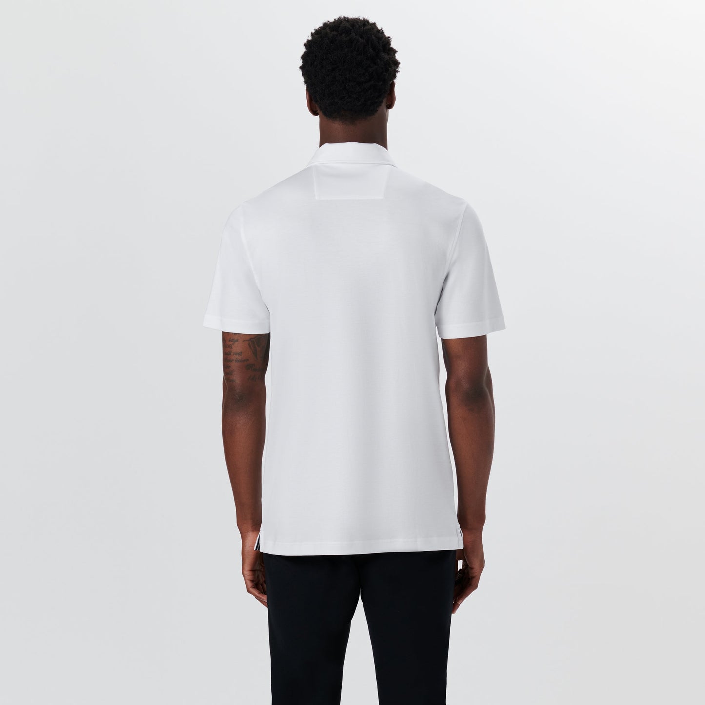 Bugatchi Hendrix Solid Polo Shirt White