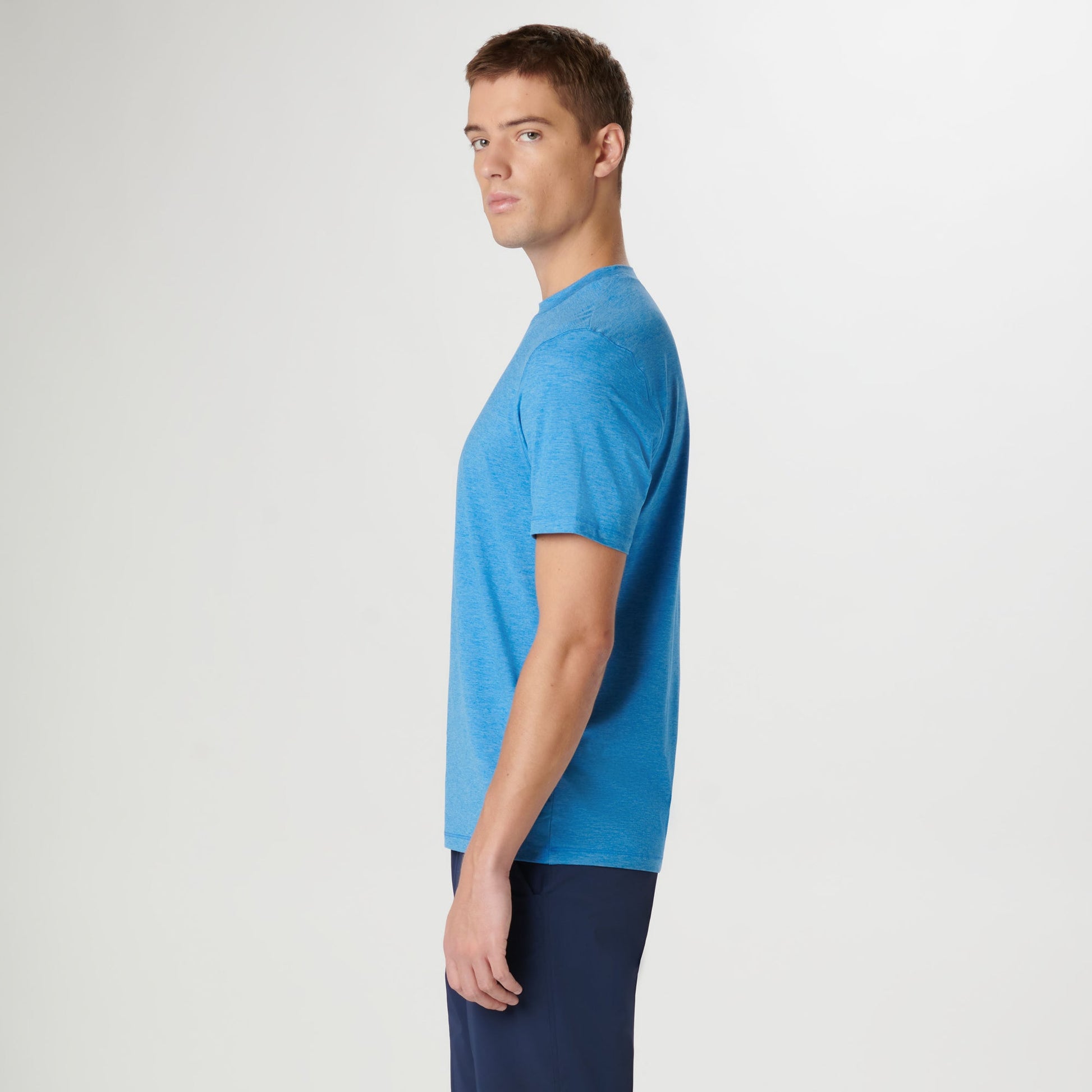 Bugatchi UV50 Performance T-Shirt Ocean