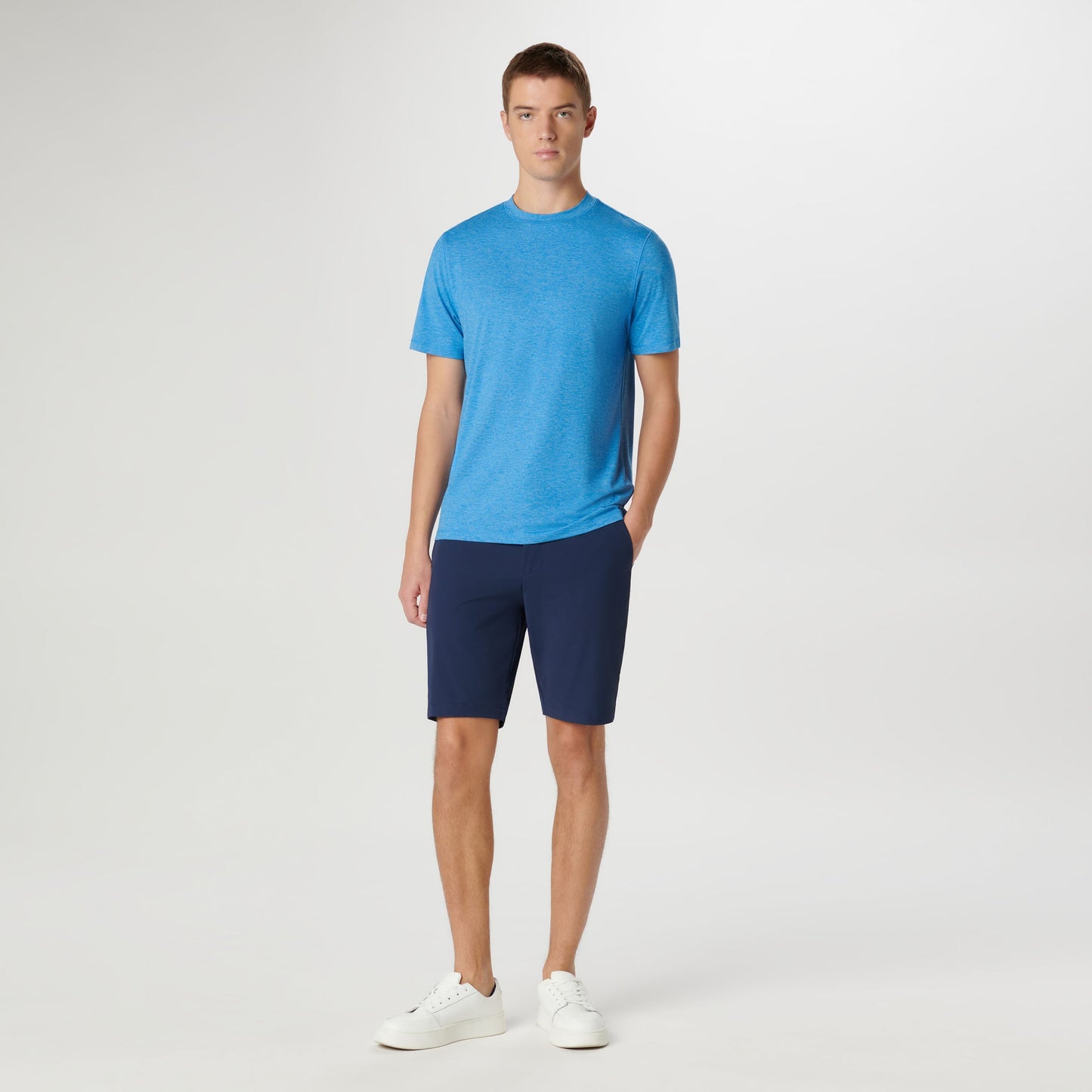 Bugatchi UV50 Performance T-Shirt Ocean