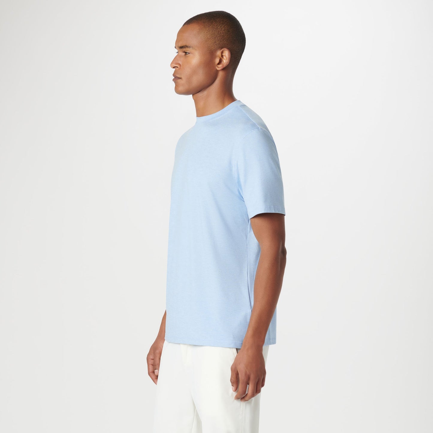 Bugatchi UV50 Performance T-Shirt Sky