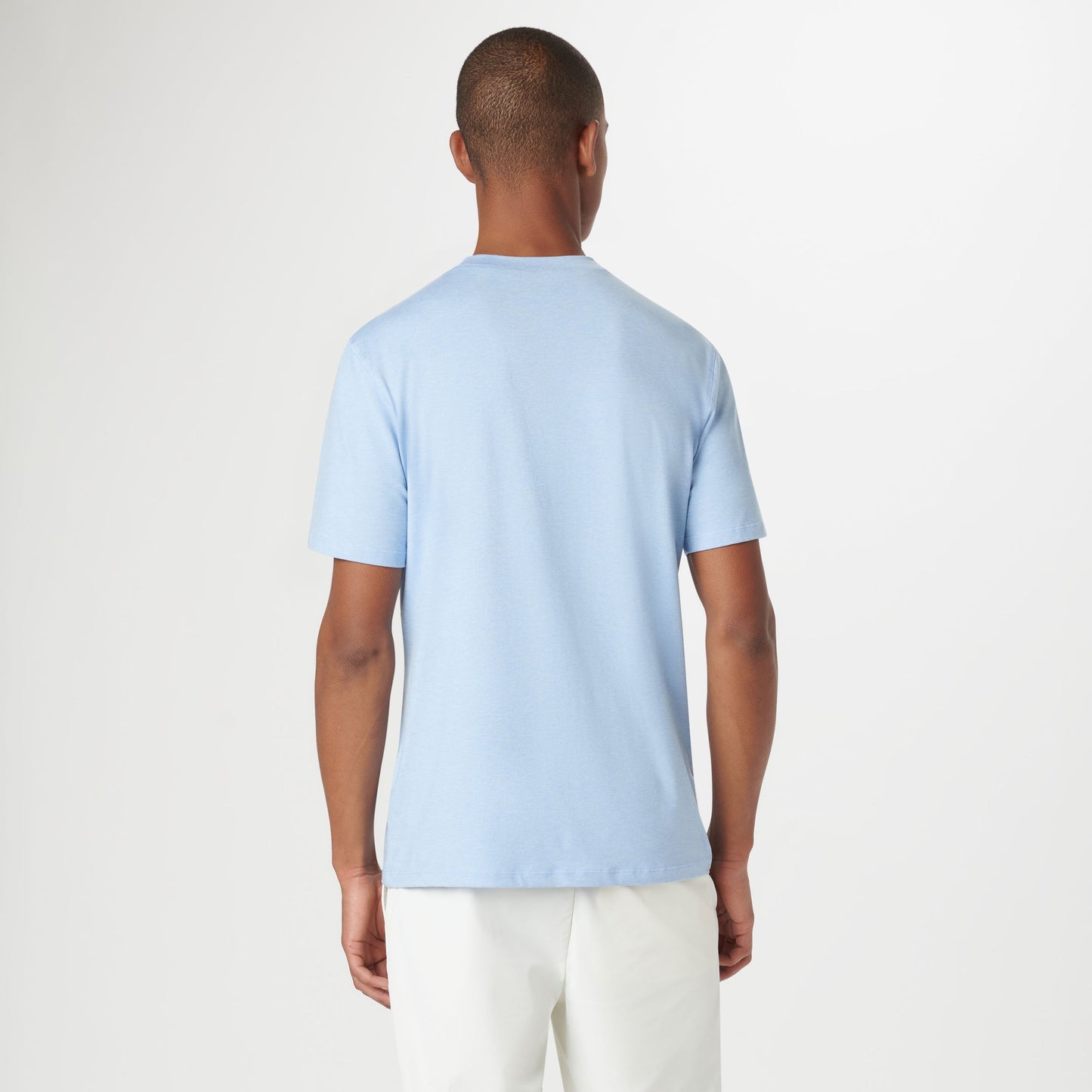 Bugatchi UV50 Performance T-Shirt Sky
