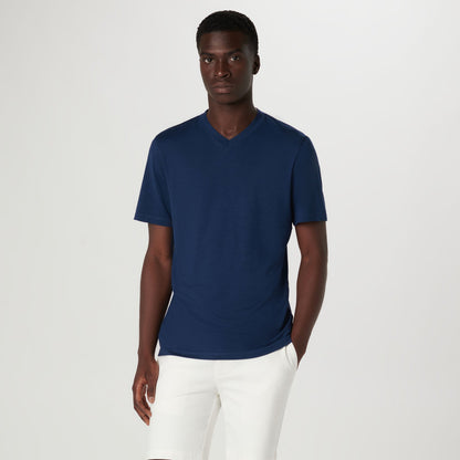 Bugatchi UV50 Performance T-Shirt Navy