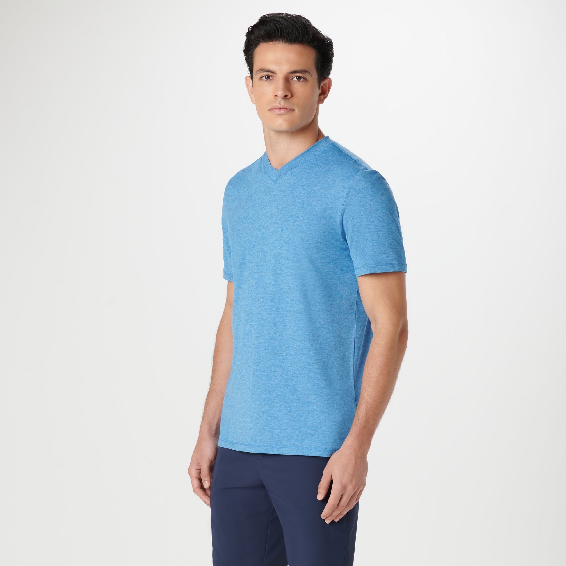 Bugatchi UV50 Performance T-Shirt Ocean