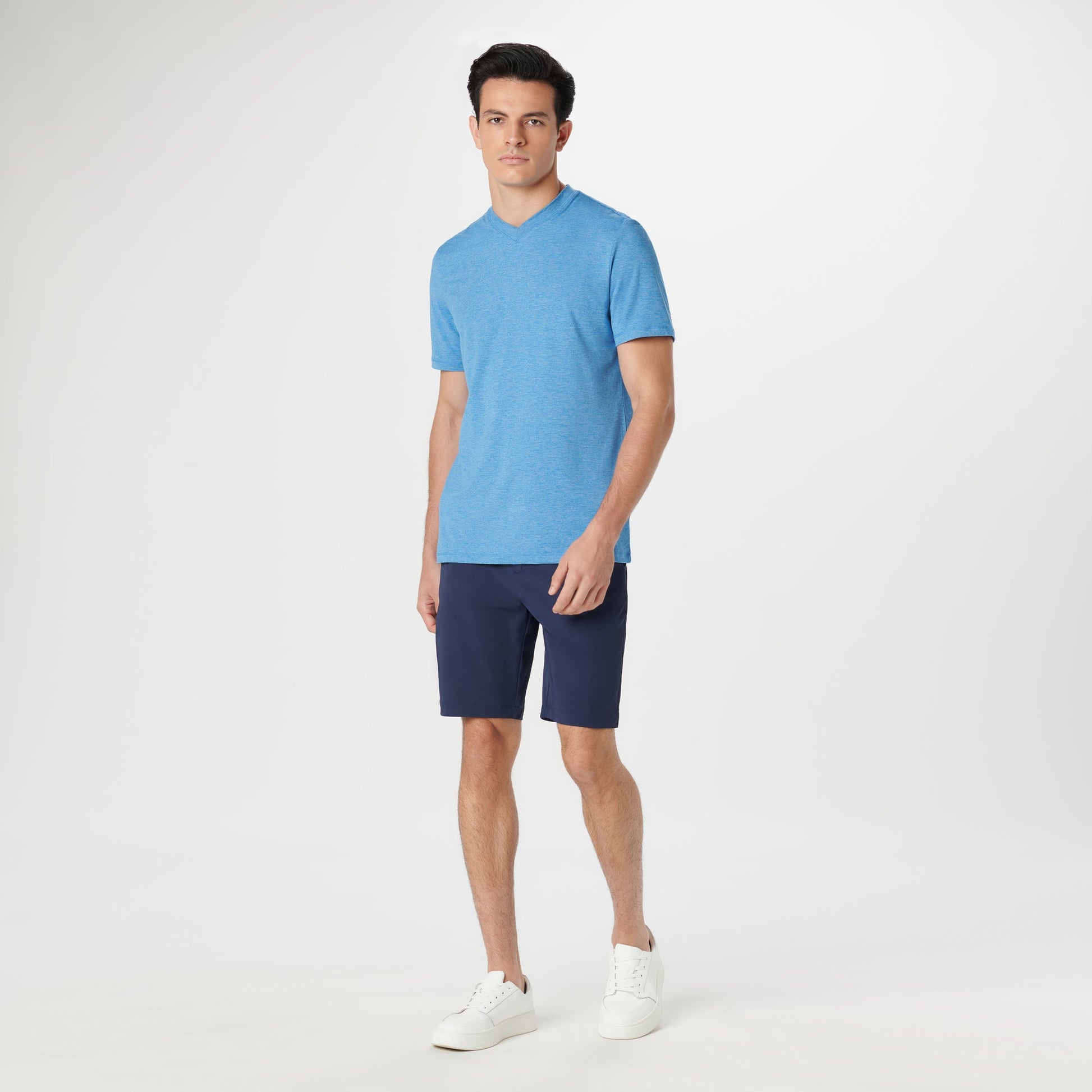 Bugatchi UV50 Performance T-Shirt Ocean