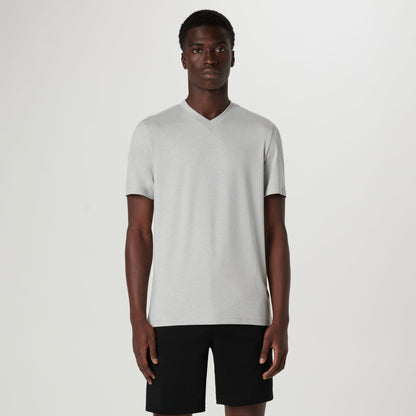 Bugatchi UV50 Performance T-Shirt Platinum