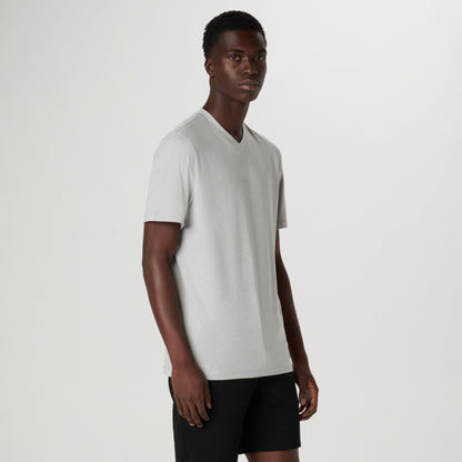 Bugatchi UV50 Performance T-Shirt Platinum