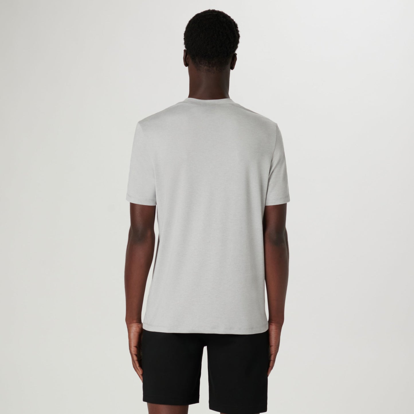 Bugatchi UV50 Performance T-Shirt Platinum