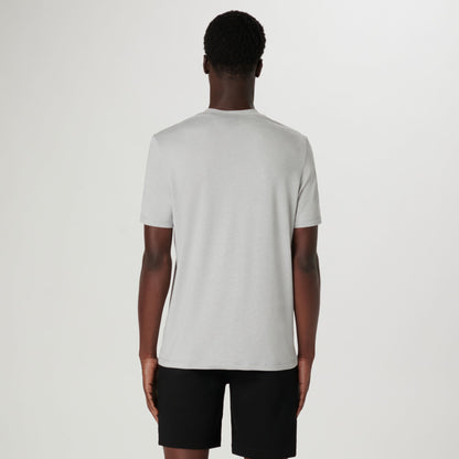 Bugatchi UV50 Performance T-Shirt Platinum