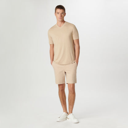 Bugatchi UV50 Performance T-Shirt Sand