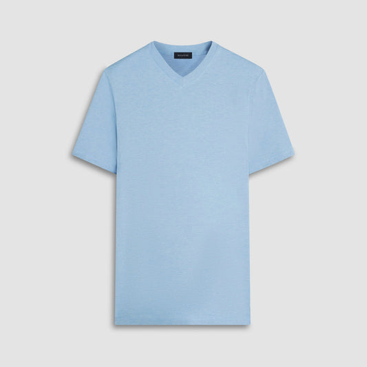 Bugatchi UV50 Performance T-Shirt Sky
