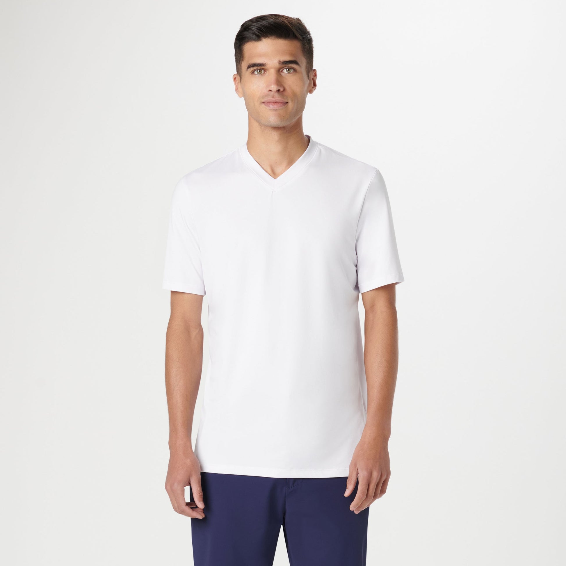 Bugatchi UV50 Performance T-Shirt White
